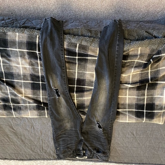 Noisy May Distressed Skinny Jeans - Picture 1 of 3